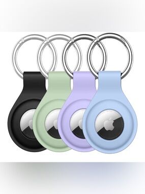 Apple AirTag Silicone Keyring Cases (AirTags NOT included)